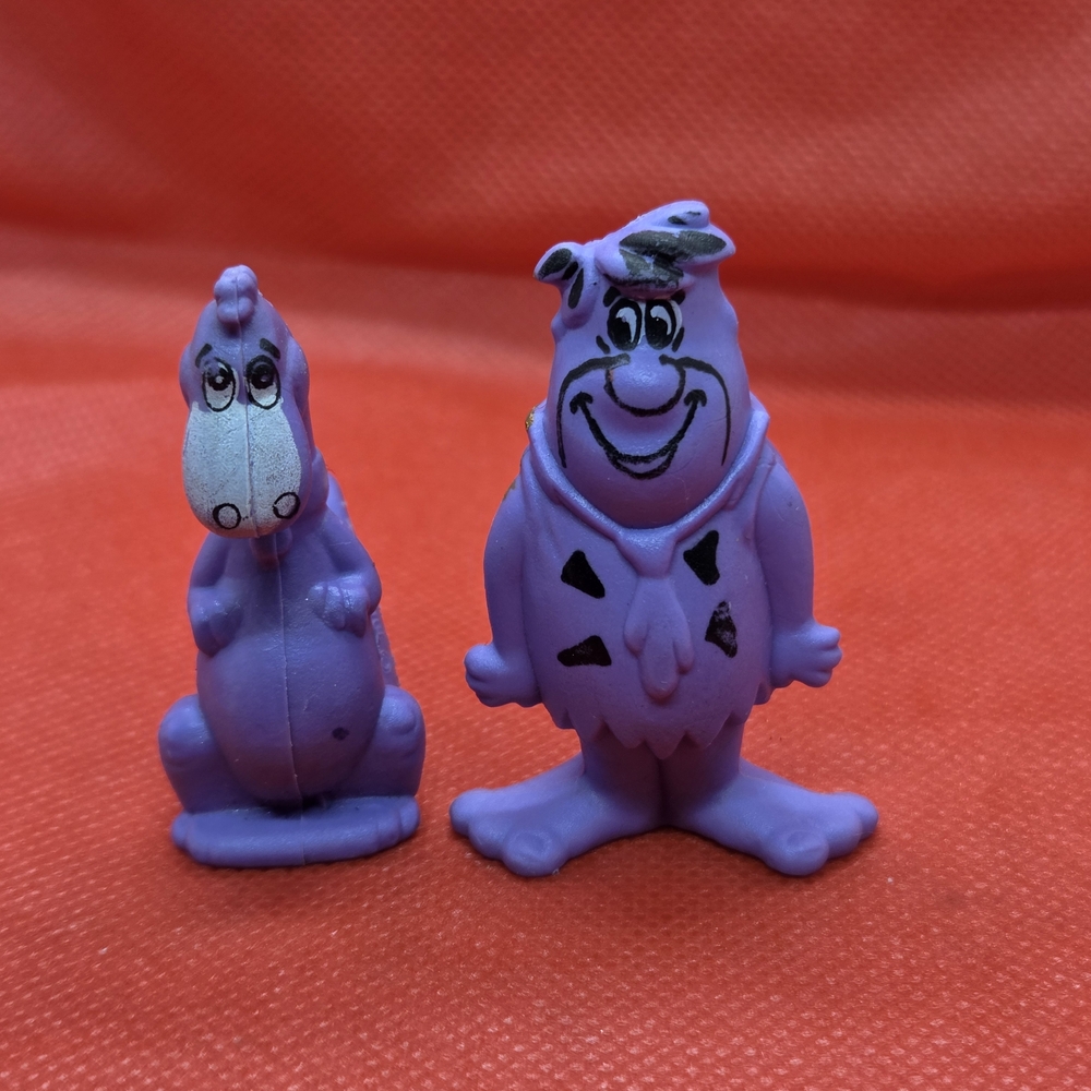 VTG The Flintstones Cereal Toys.